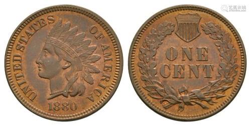 USA - 1880 - Proof Indian Cent