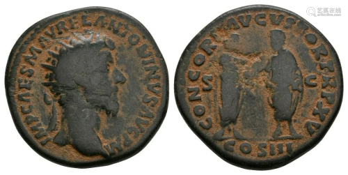 Marcus Aurelius - Marcus & Lucius Verus Dupondius