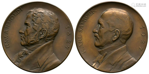 Germany - Arnoldi and Samwer - Cased Medallion