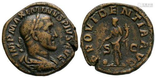 Maximinus - Providentia Sestertius