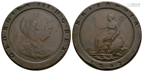 George III - 1797 - Cartwheel Twopence