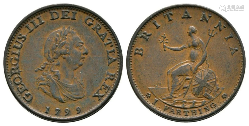 George III - 1799 - Farthing