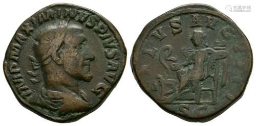Maximinus - Salus Sestertius