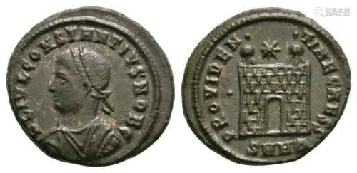 Constantius II - Camp Gate Bronze