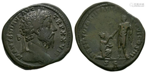 Marcus Aurelius - Italia Sestertius