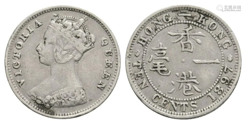 Hong Kong - Victoria - 1897 - 10 Cents