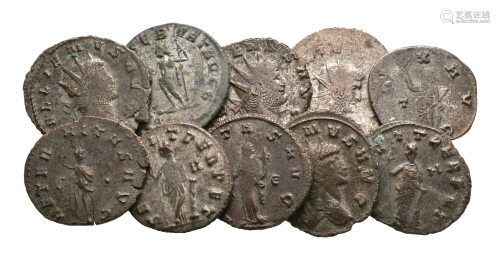 Gallienus - Mixed Antoninianii Group [10]