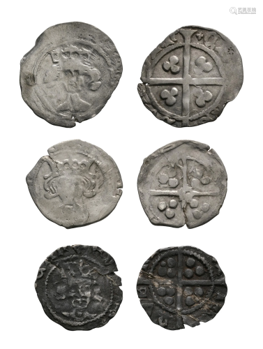 Edward IV - Durham - Long Cross Pennies [3]