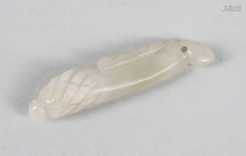 Chinese White Jade Toggle