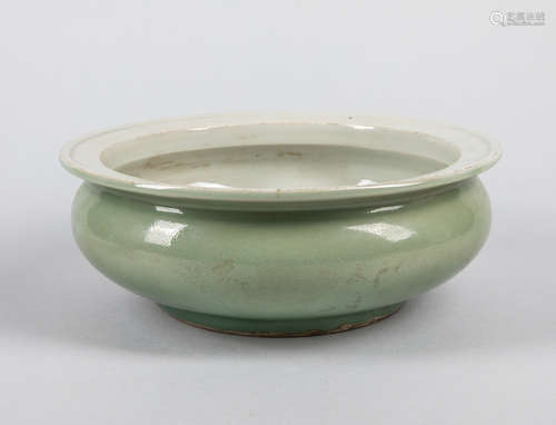 Chinese Old Celadon Glazed Porcelain Washer