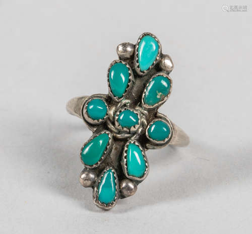 Navajo Turquoise Silver Ring