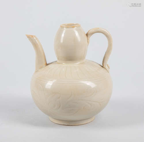 Chinese Ding Type Porcelain Pot