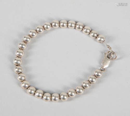 Hollow Sterling Silver Beads Bracelet