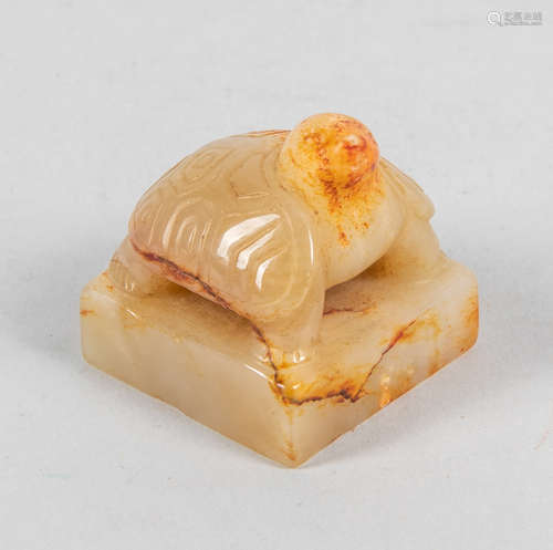 Chinese Carved Jade Seal