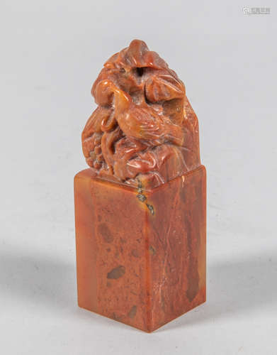 Chinese Carved Shoushan Stone Seal