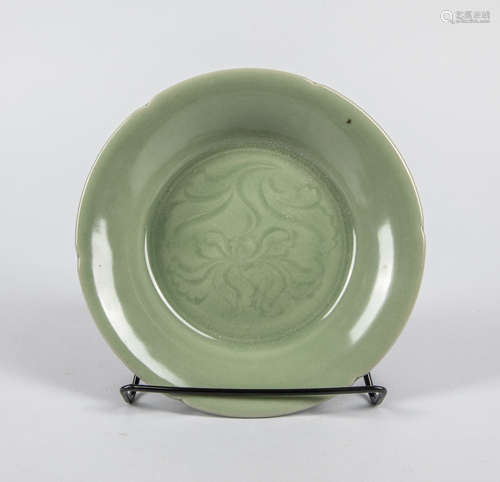 Chinese Celadon Glazed Porcelain Plate