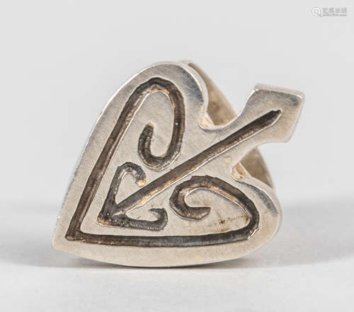 Navajo Sterling Silver Arrow Ring