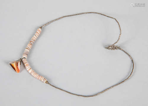 Peach Shell Liquid Gold Sterling Silver Necklace