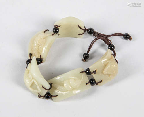 Chinese Export Jade Bracelet