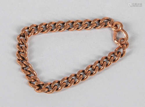 Art Deco Copper Bracelet