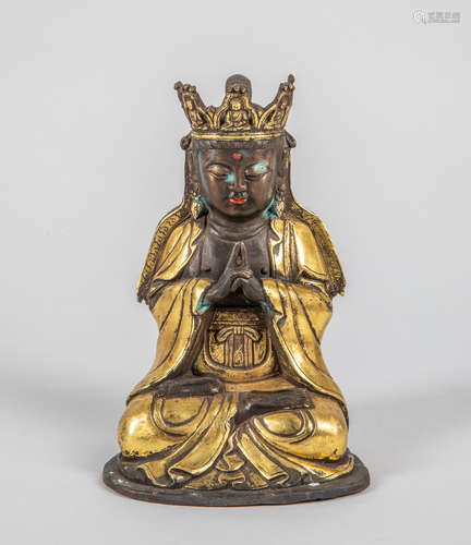 Chinese Gilt Bronze Buddha