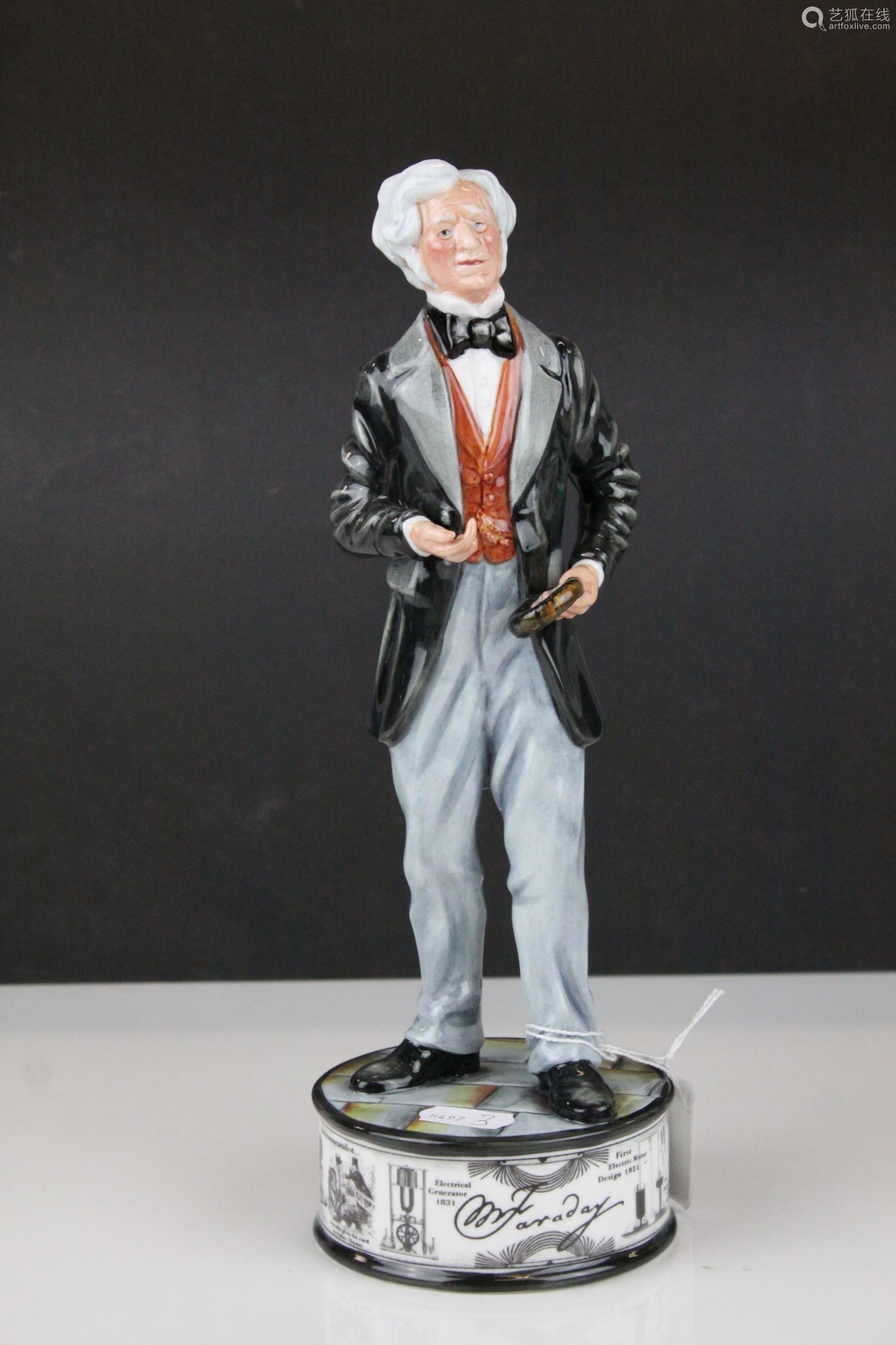 Royal Doulton Figure ' Michael Faraday ' HN5198, limited edition no. 181/350－【Deal  Price Picture】