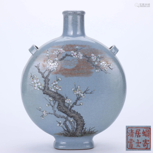 A CHINESE LIGHT PURPLE GLAZED FAMILLE ROS…