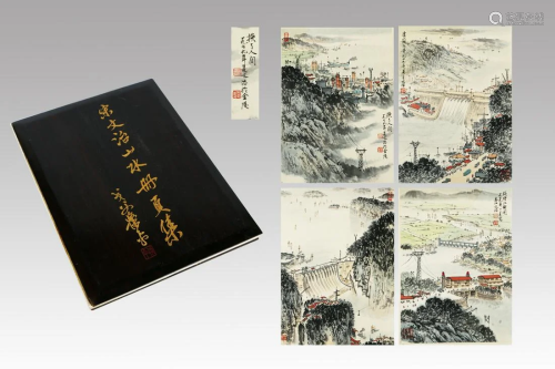 A CHINESE L&SCAPE PAINTING ALBUM, SONG WE…