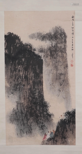 A CHINESE L&SCAPE PAINTING