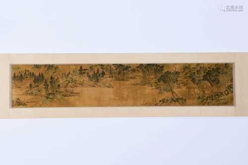 A CHINESE L&SCAPE PAINTING, WEN ZHENGMIN…