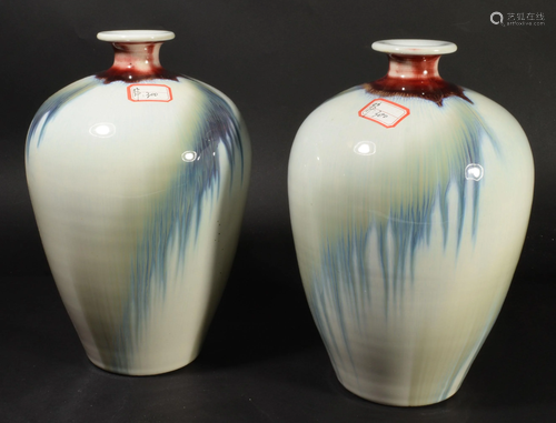 Pair of Chinese Vases, 20th Century