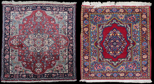 Two Persian Medallion Mats