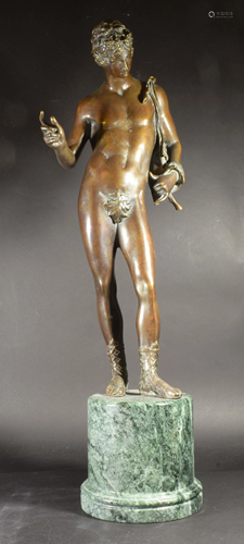 Bronze Sculpture of Narcissus