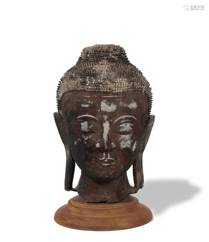 Burmese Buddha Head, 19th Century