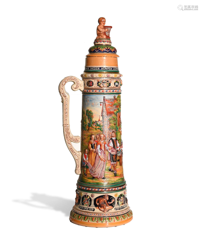 Gerz Stein Co., Monumental 41 Inch Beer Stein