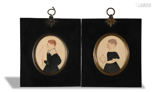 Portraits of Edward and Thomas Waltham, Circa 1836