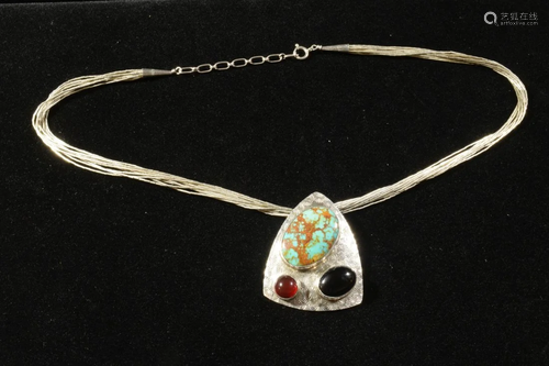 Everett and Mary Teller, Navajo Sterling Necklace