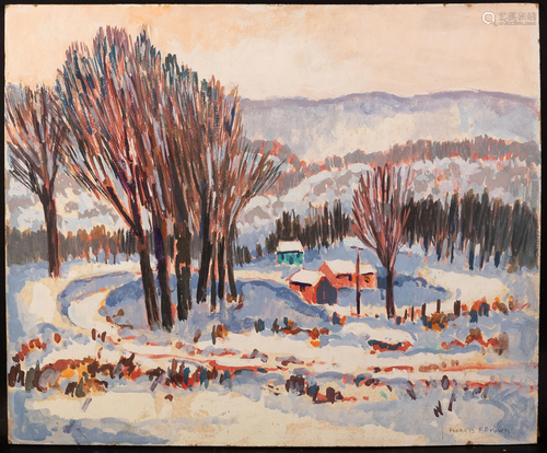 Francis F. Brown, Winter in Pennsylvania