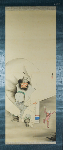 Japanese Painting of Zhong Kui