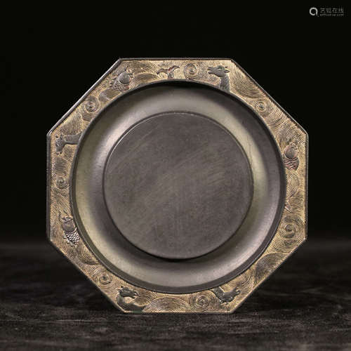 Qing Inkstone shape ink