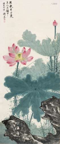 谢稚柳(1910-1997) 芰荷浓香