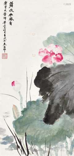 朱梅邨(1911-1993) 苹挟水风香