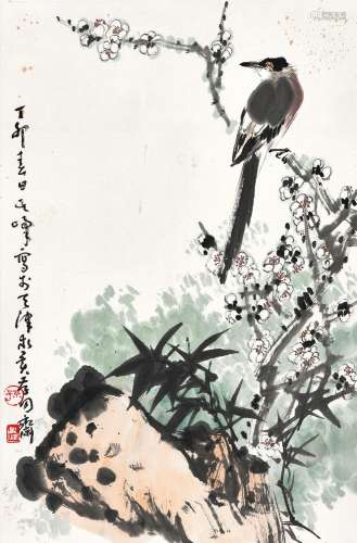 孙其峰(b.1920) 梅竹喜鹊