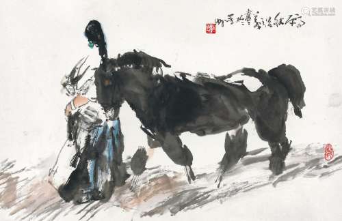 贾浩义(b.1938) 高原秋