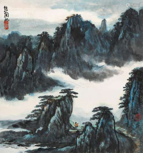 李行简(b.1937) 云山行