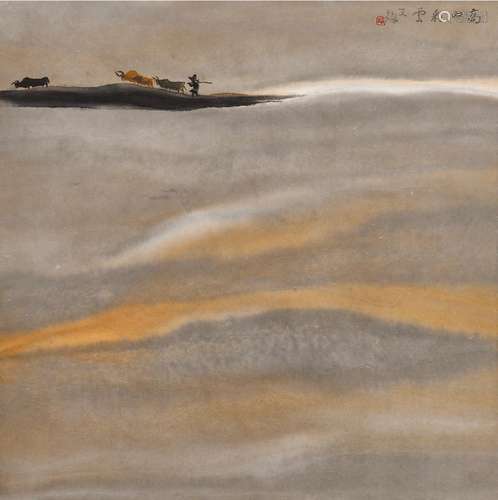 贾又福(b.1942) 高山彩云