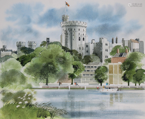 Ronald Maddox (B. 1930) Windsor Castle in Engl…