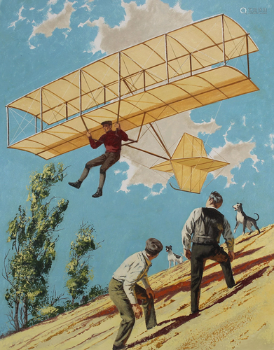 Harry Schaare (1922 - 2008) Octave Chanute, Glider