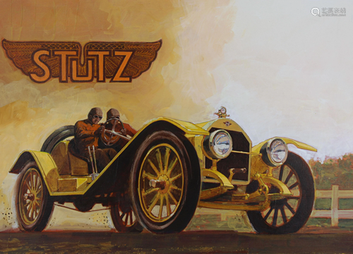 Dick Simms (B. 1932) Stutz Bearcat 1933