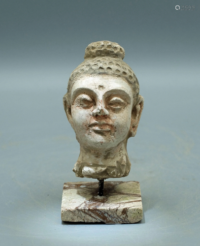 Gandharan Head, Indus Valley - ca 4th-5th AD